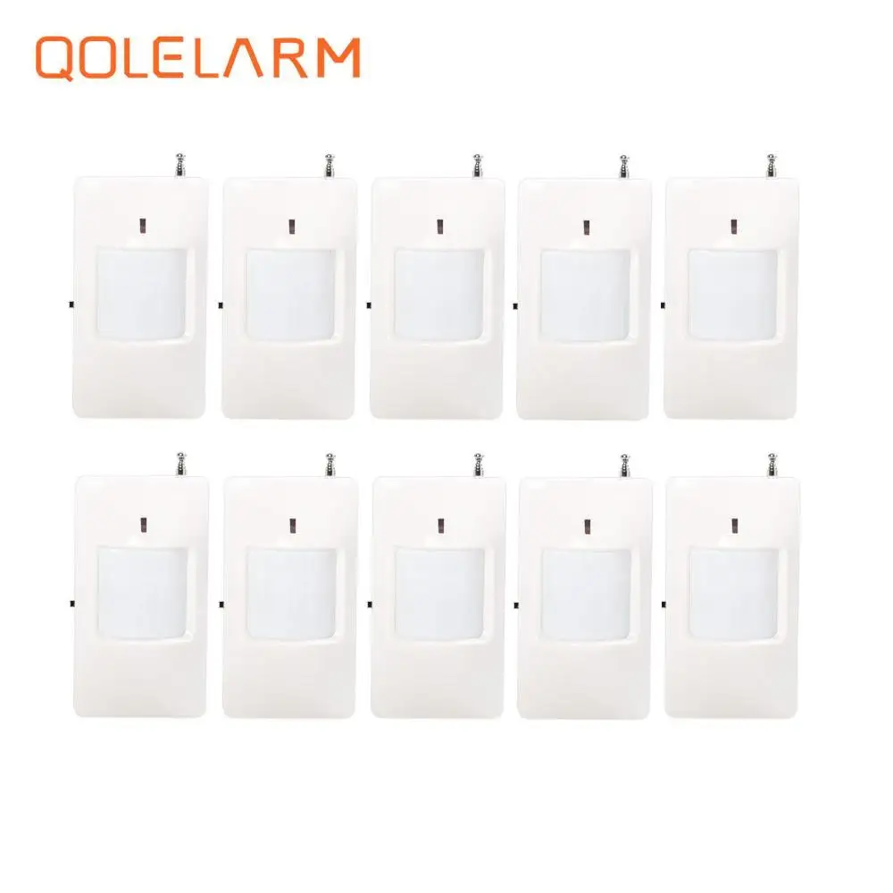 

New Smart 433MHz Wireless infrared PIR sensor Switch Motion Detector LED Lamp battery included for gsm home alarm system