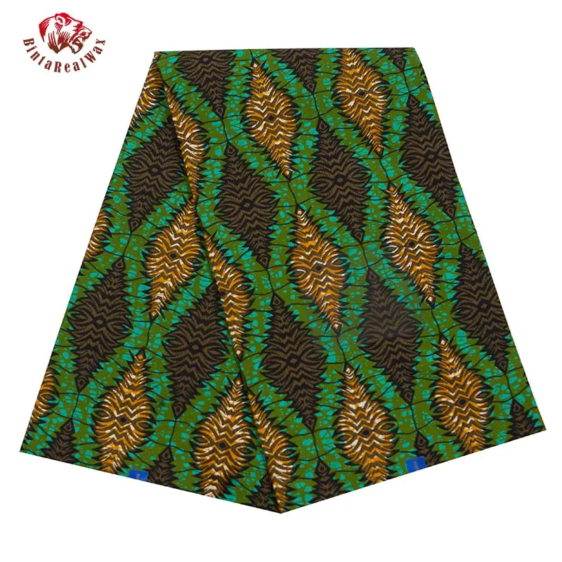 

New soft cotton African Wax Print Fabric rhombus partern Ankara African Batik Fabric for party dress 40fs1301