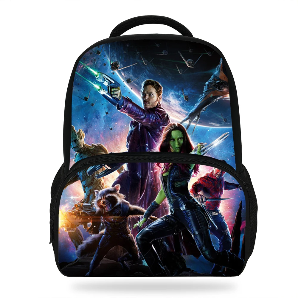 

14Inch Cool Printing Bag For Children Guardians of The Galaxy Backpack For Boys Girls Students School Book Bags For Junior Grade