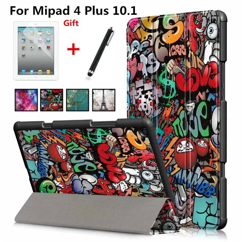 Чехол для Xiaomi Mi Pad MiPad 4 Plus 10 1 &quotМагнитный умный чехол-подставка планшета из ПУ