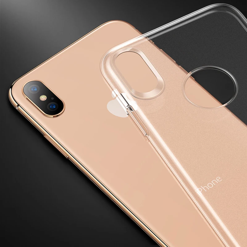 Прозрачный силиконовый мягкий чехол Esamday из ТПУ для 7 8 6 6s Plus 7Plus 8Plus X XS MAX XR телефона