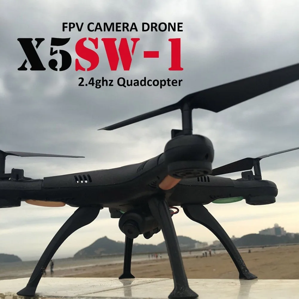 X5SW 1 Дрон WIFI с камерой FPV Безголовый Квадрокоптер 6 осевой Мини в реальном времени