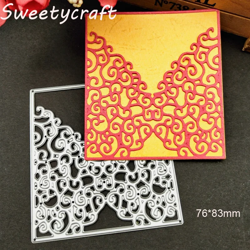 Lace Frame Background Dies