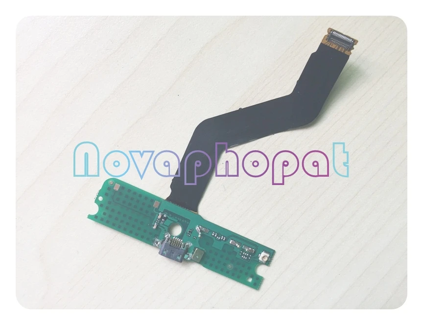 

10PCS Novaphopat Charging Flex For Nokia Lumia 720 Charger Connector Micro USB Dock Port Flex Cable Microphone Replacement
