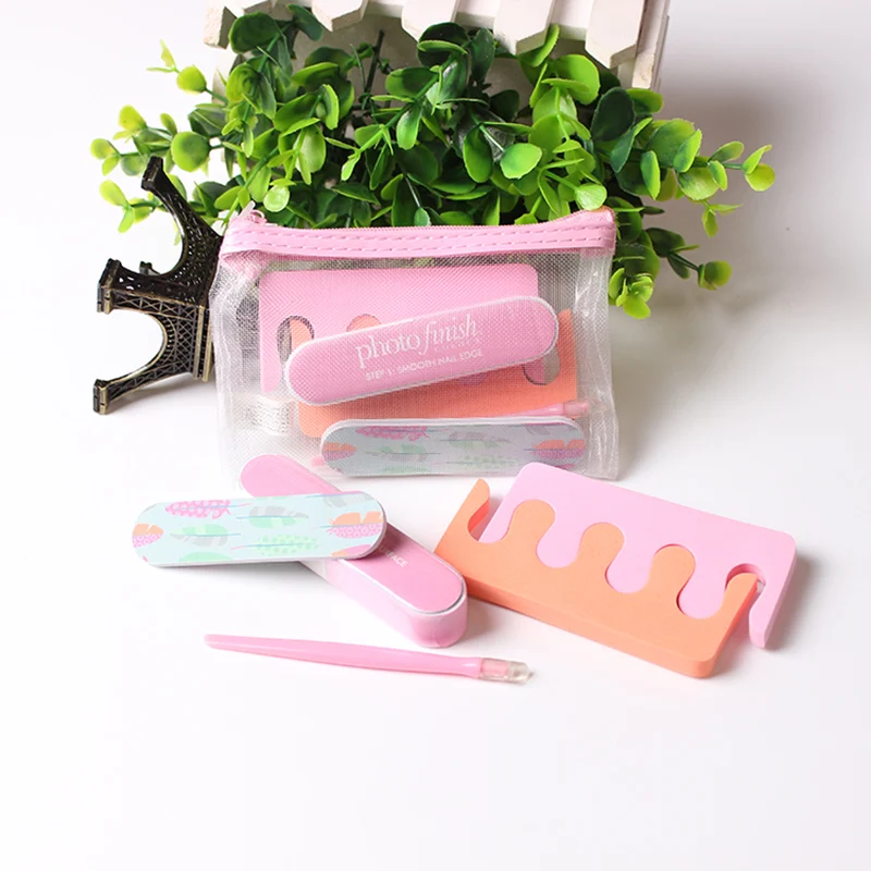 5Pcs Travel Nail Care Set Pedicure Manicure Set Beauty Nail Art Tools