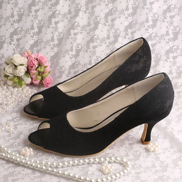women's black dress shoes no heel
