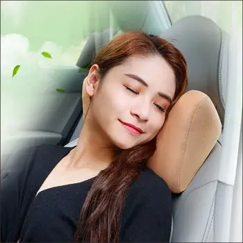 

Car headrest Neck pillow Memory cotton Pillow Model U headrest Headrest for automobile seat High-grade 1 pairs / bags
