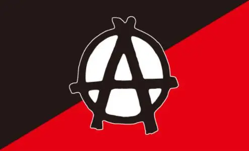 На заказ 90x150 см анархия мы являемся анархистским коммунизмом анархо флагом
