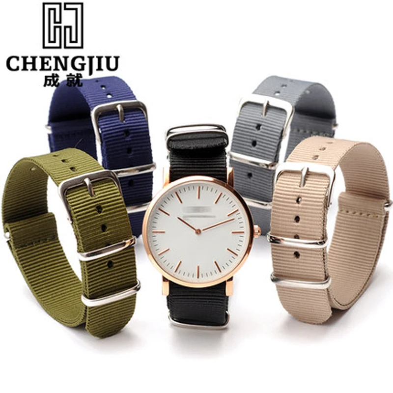 

18 20 22mm Nylon Watch Band For Daniel Wellington/Timex/Lumingus Nato Watch Strap Watchband Bracelets Nylon Bileklik Watch Strap