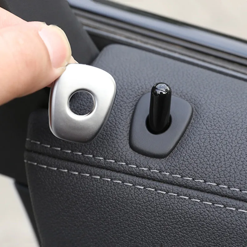 4pcs Car Doors Latch Lifter Door Pin Sequins For BMW X3 G01 5 series G30 Interior Door Lock Bolt Decoration Covers Accessories 4pcs Car Doors Latch Lifter Door Pin Sequins For BMW X3 G01 5 series G30 Interior Door Lock Bolt Decoration Covers Accessories