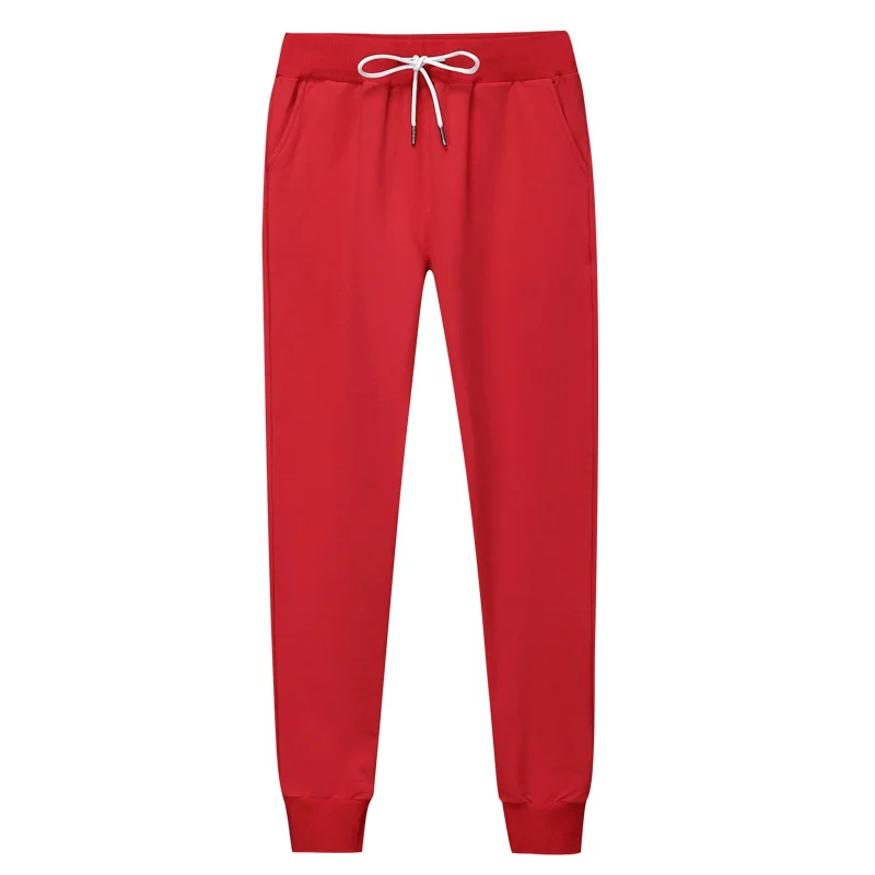 Повседневные свободные женские штаны-шаровары размера плюс 5XL на весну и лето с завязками на талии, длинные женские брюки C5294 - Цвет: red