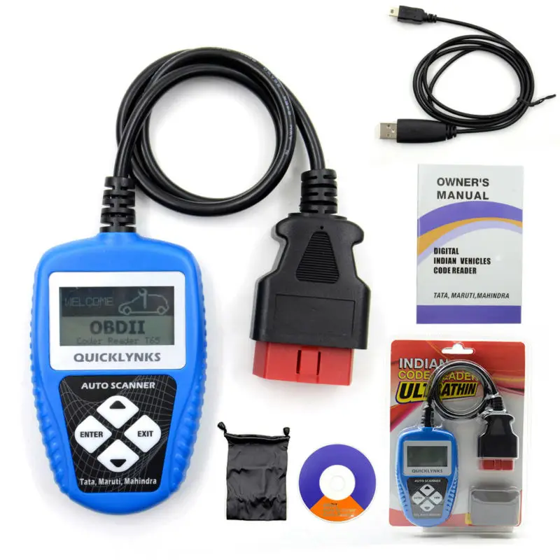 

High quality  best price Auto Scanner Tool T65 / OBD2 Indian car diagnostic code reader with free update