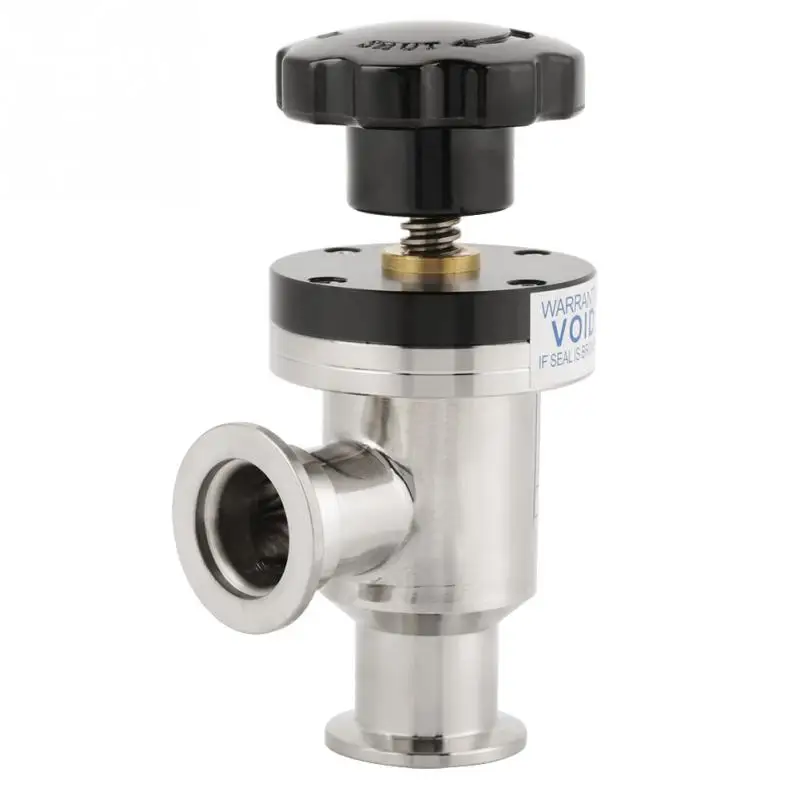 

KF25 304 Stainless Steel High Vacuum Manual Right Angle Bellow Isolation Valve