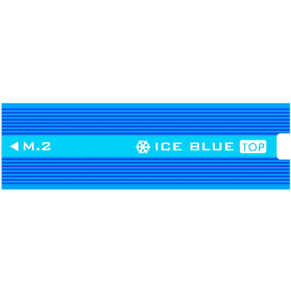 M.2 жесткий диск ультра тонкий мини-драйвер охлаждающий алюминиевый сменный тепловой ноутбук радиатор SSD кулер практичная охлаждающая подставка - Цвет лезвия: Синий