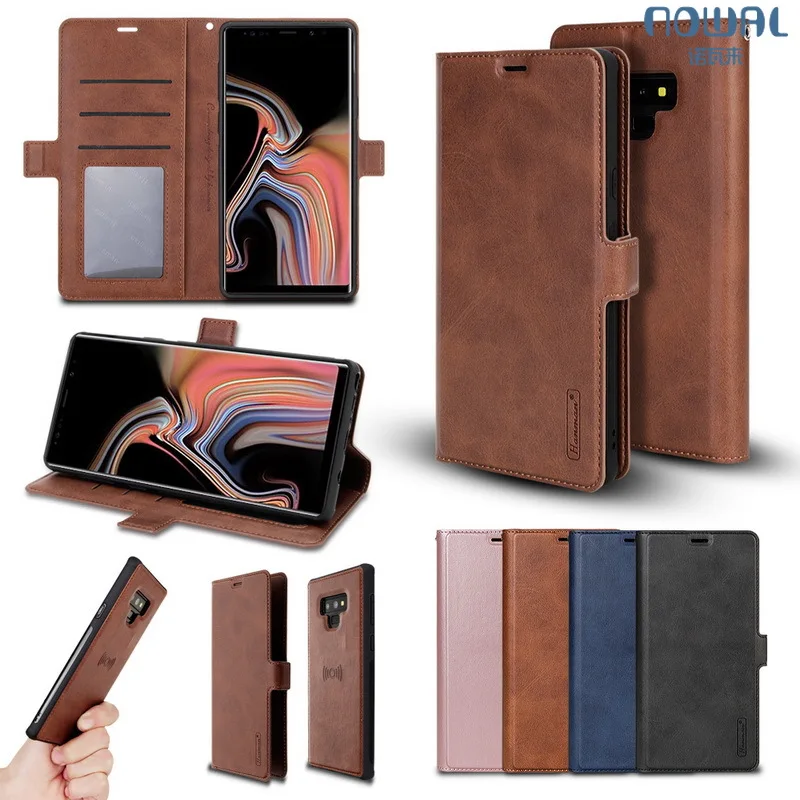 

Luxury Detachable Wallet Book Case For iPhone X XR XS Max 7 8 Plus Magnetic Car Holder Card Slots Stand Cover For Samsung Note 9