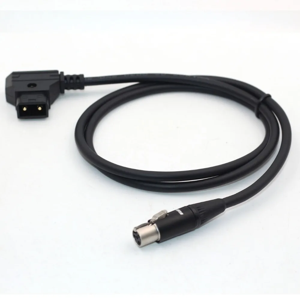 

D-Tap to mini XLR 4pin for TVlogic F-7H 058 056 Monitor power cable 80cm