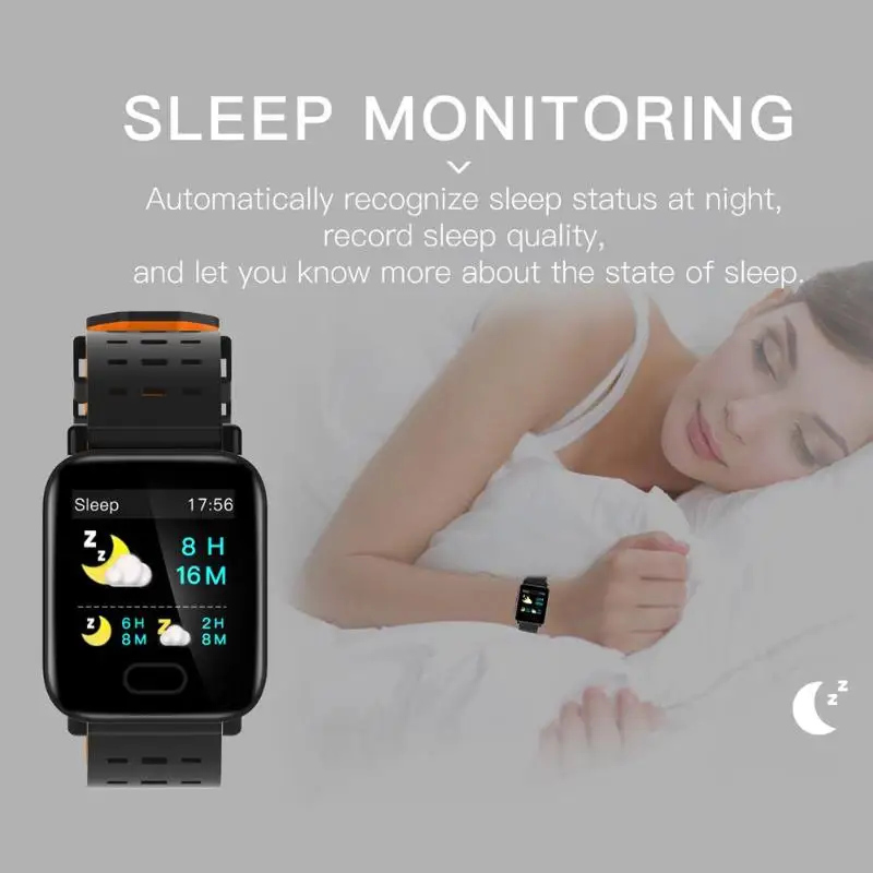 Высокое качество Smartband Bluetooth спортивные сердечного ритма крови Давление кислорода в крови монитор наблюдения за сном IP67Waterproof многоцветный смарт-браслет