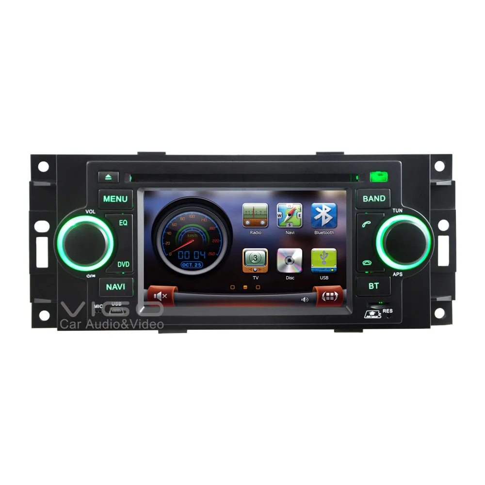 Vehicle Stereo GPS Navigation for Dodge RAM Dakota Durango Auto Radio DVD Player Multimedia Headunit Sat Nav Autoradio Bluetooth-in Car Multimedia Player ...