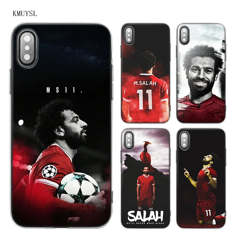 

KMUYSL Mohamed M.Salah 11 TPU Transparent Soft Case Cover for iPhone X 7 8 6 6s Plus 5 5S SE 5C