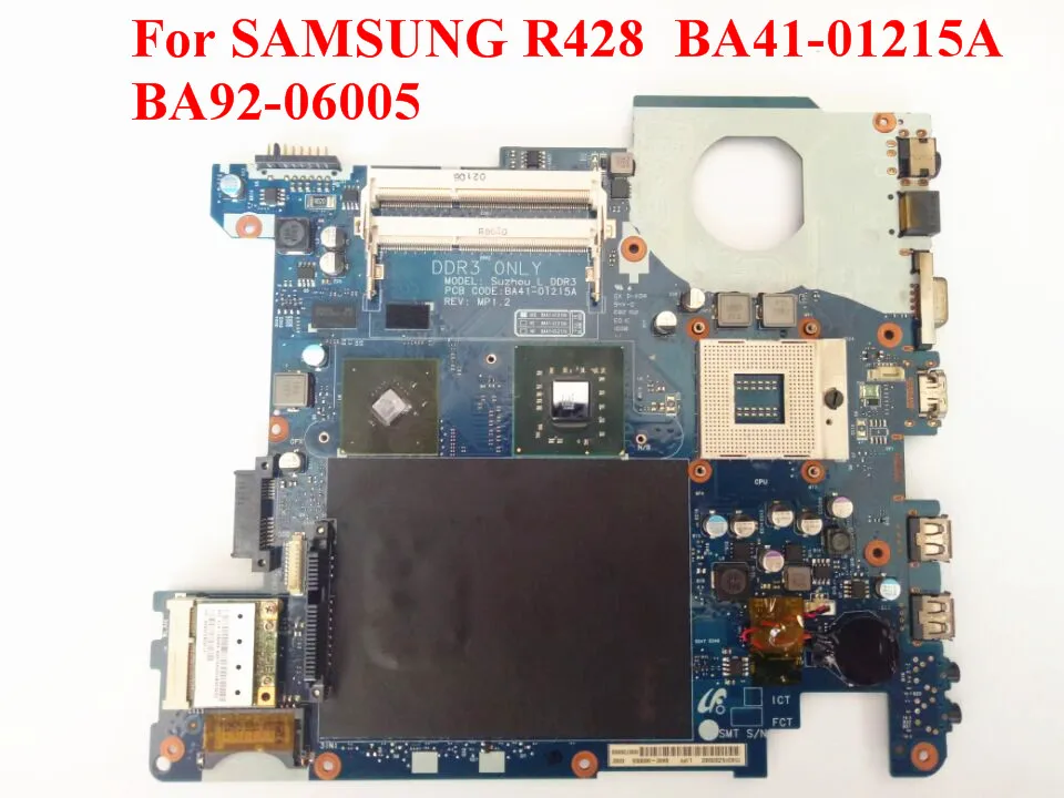 

For SAMSUNG R428 Laptop Motherboard BA41-01215A  BA92-06005A BA92-06005B DDR3 PM45 100% Tested