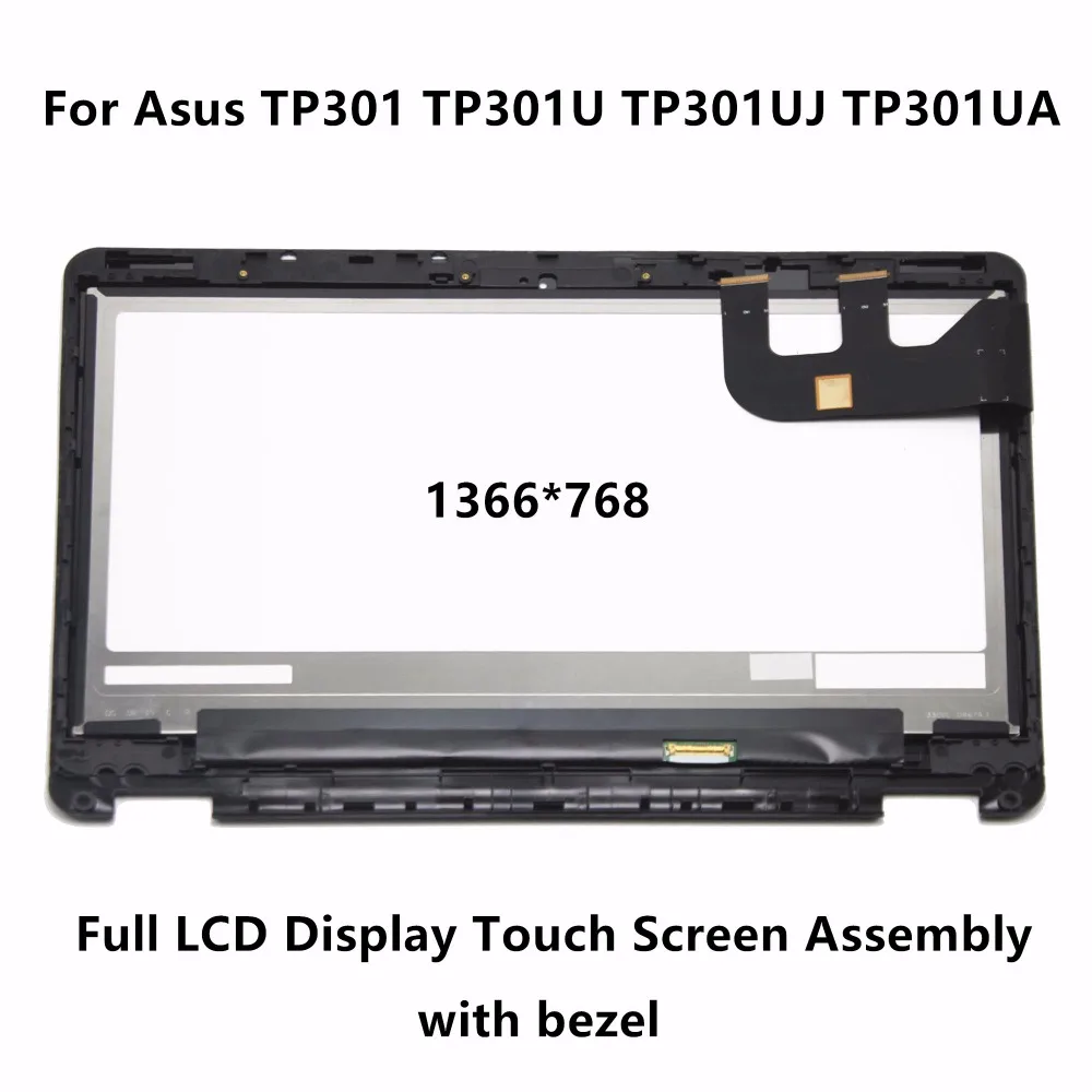 13.3"Full LCD Screen Touch Digitizer Display Assembly +Bezel For Asus