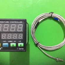 90-265 В AC/DC двойной цифровой F/c pid Температура контроллер термостат ta4-snr(ССР Выход+ 1 aalrm)+ 2 м 6.6ft K датчик