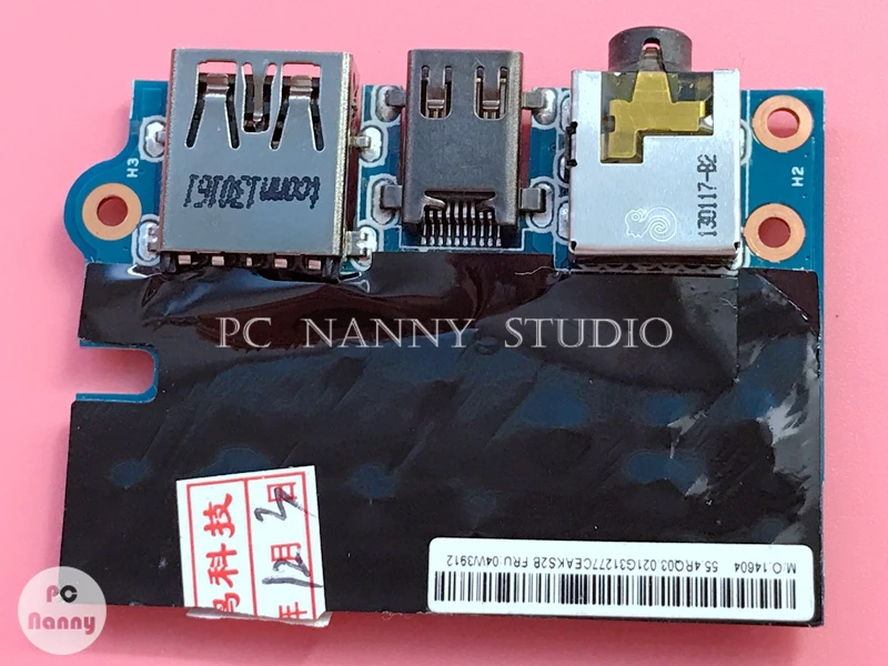 NOKOTION 04W3912 подлинный для Lenovo ThinkPad X1 Carbon Gen.1 аудио разъем Mini DP порт USB плата|mini dp|jack