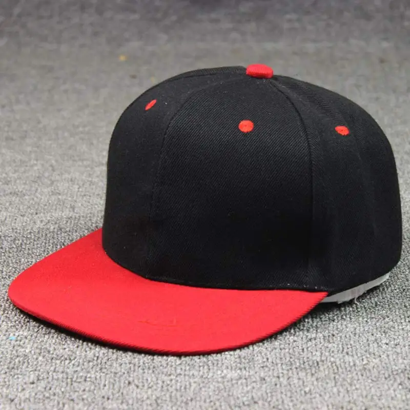mixed black red Мужская Женская Регулируемая простая бейсболка на плоской подошве, кепки, шапки, черный, синий, серый, хаки, темно-зеленый, темно-синий, фиолетовый, коричневый и т. д - Цвет: mixed black red