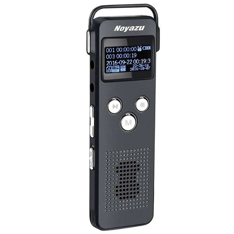 NOYAZU A20 8G цифровой Аудио Диктофон Mp3 плеер Голосовой активированный Микрофон
