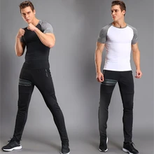 Мужские свободные классические брюки быстросохнущие штаны для бега с карманом на молнии мужские удобные брюки для фитнеса спортивные штаны