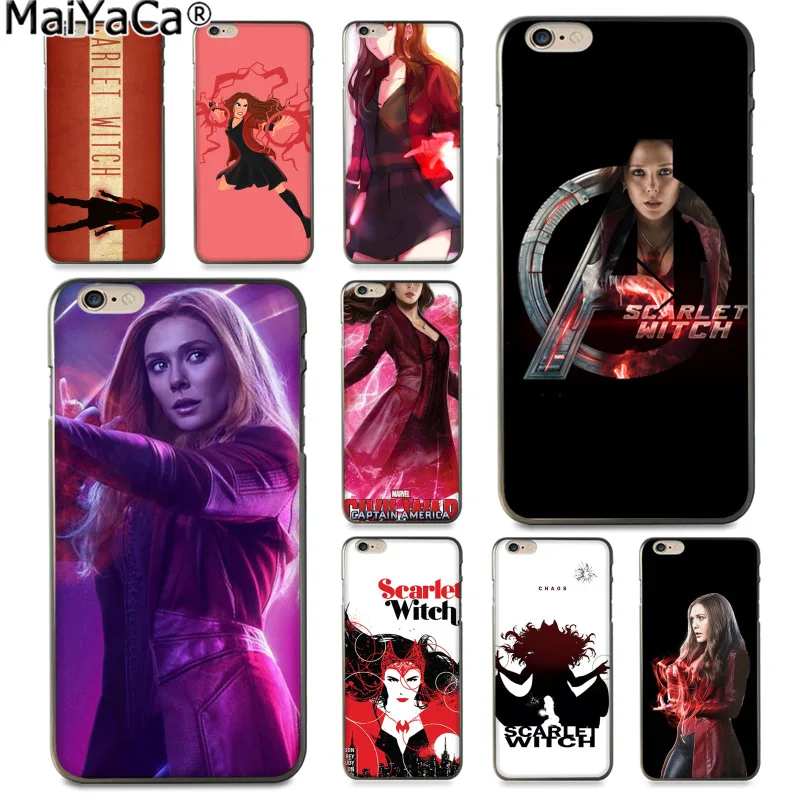 

MaiYaCa Scarlet Witch Avengers x-men Fashion Pattern phone Case Cover for Apple iphone 11 pro 8 7 66S Plus X 5S SE XS XR XS MAX