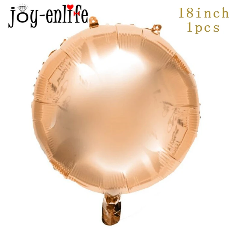 JOY-ENLIFE 1 комплект 30th 40th 50th на день рождения воздушные шары шар цвета розового золота День рождения украшения для взрослых принадлежности для юбилейной вечеринки - Цвет: 18inch