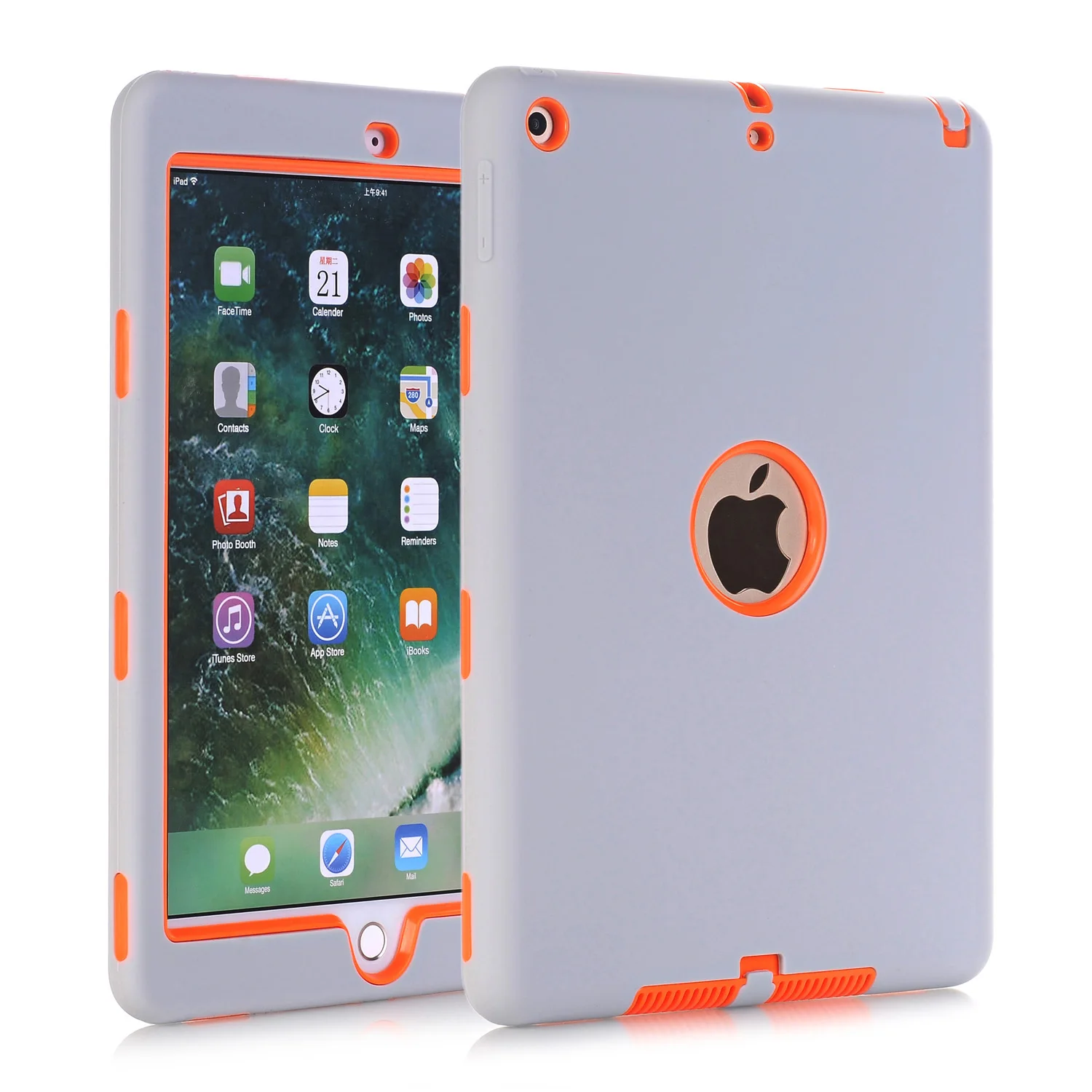 Чехлы для нового iPad 9 7 &quot2017 (A1822/A1823) ударопрочный 3 слойный мягкий резиновый