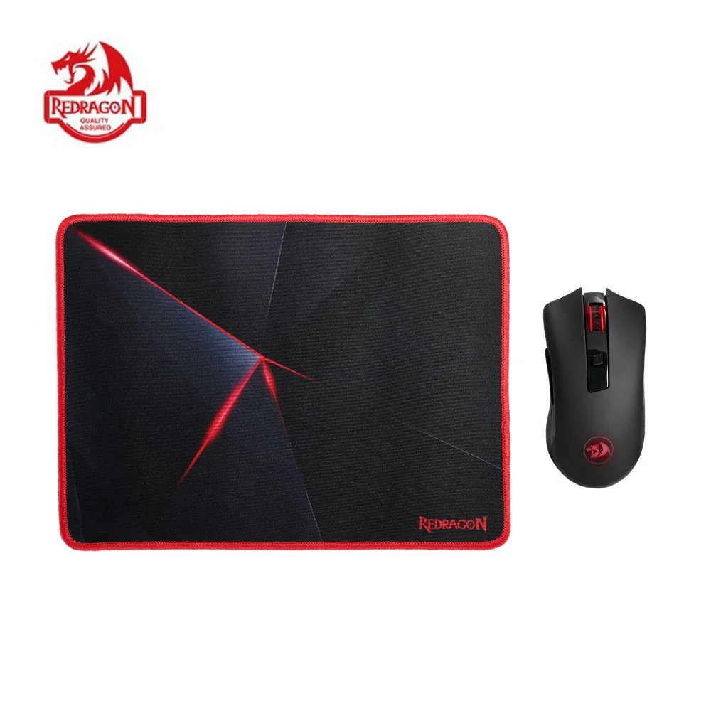 Беспроводная игровая мышь и коврик для мыши Redragon 2 4G беспроводная оптическая с USB