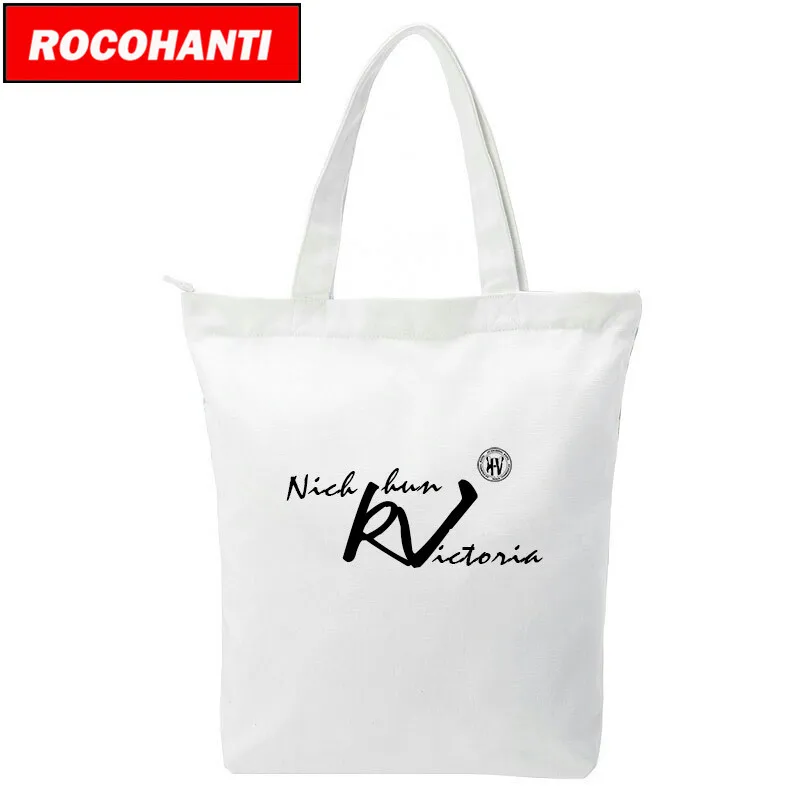 Personalised Fancy Initial 1 Canvas Tote Bag Cotton Custom Printed Shopper Bag