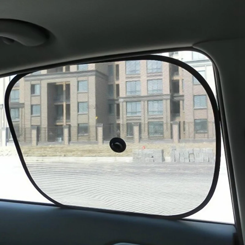 2 шт./компл. черное автомобильное окно с защитой от ультрафиолетовых лучей глухая Сетка солнцезащитные оттенки двойные боковые оконные шторы Автомобиль Стайлинг автомобильные аксессуары