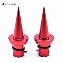 4,4 изменение Красный ножной шип сошки Сменные ножки 2 шт. V8 сошки ЧПУ Алюминий Принадлежности для охоты