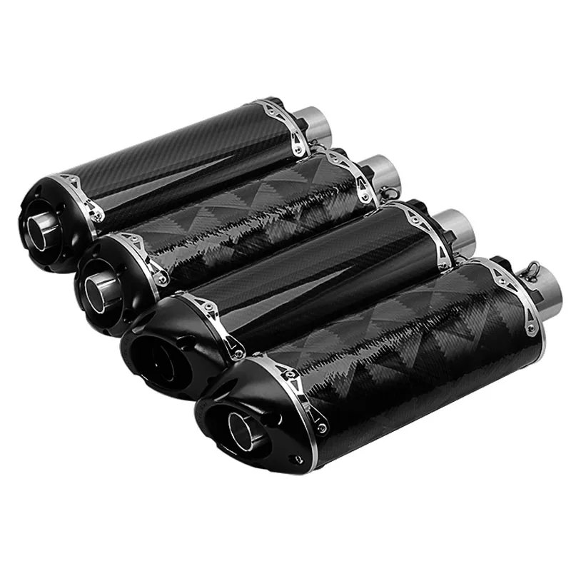 36-51mm universal motocicleta modificada tubo de escape de aleación de aluminio cnc cbr r1 r6 escape moto twobrothers dos hermanos de escape