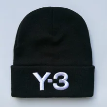 SexeMara зимняя шапка с вышивкой в стиле хип-хоп, Y-3, вязаная Лыжная шапка, шапка s для женщин и мужчин, шапка Gorro Touca