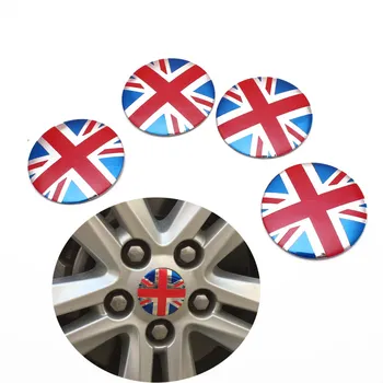 

Universal for All Car Steering United Kingdom Flag Logo Wheel Center Hub Cap Emblem Badge Decal Symbol Wheels Sticker 55mm 4pcs