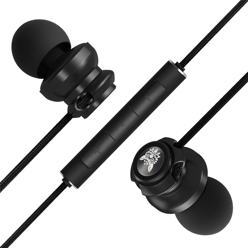 ONIKUMA A2 3.5mm In Ear Earphone Wired Heavy Bass Sound Quality Music Earbud Headset with Microphone for iPhone Samsung Mp3 Mp4 (3)