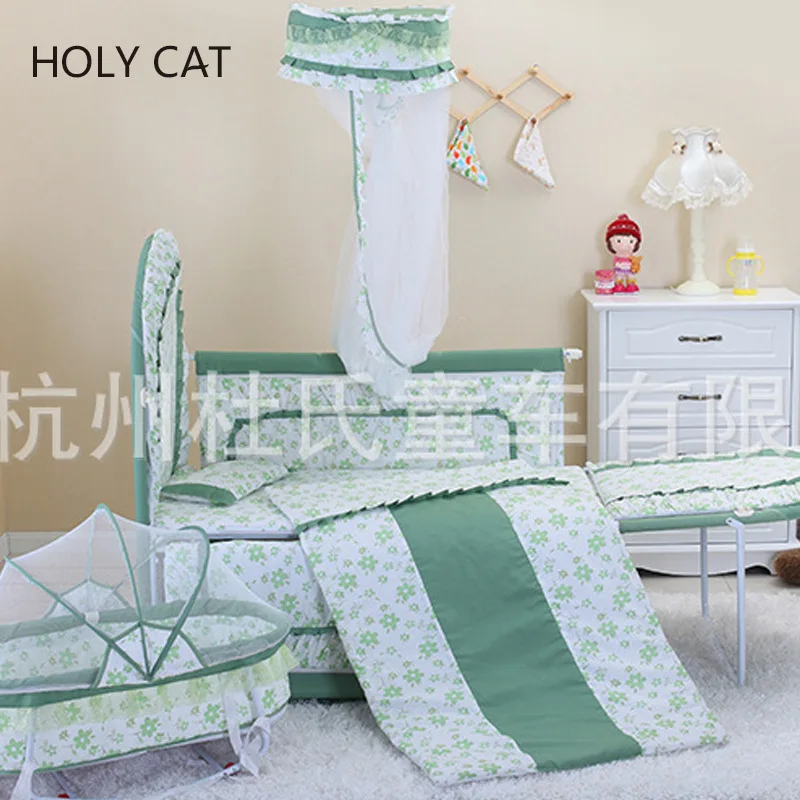 Duchenne детство Holycat Колыбель роскошное искусство кроватка, Подарочная кровать, четыре комплекта, Dc-9001