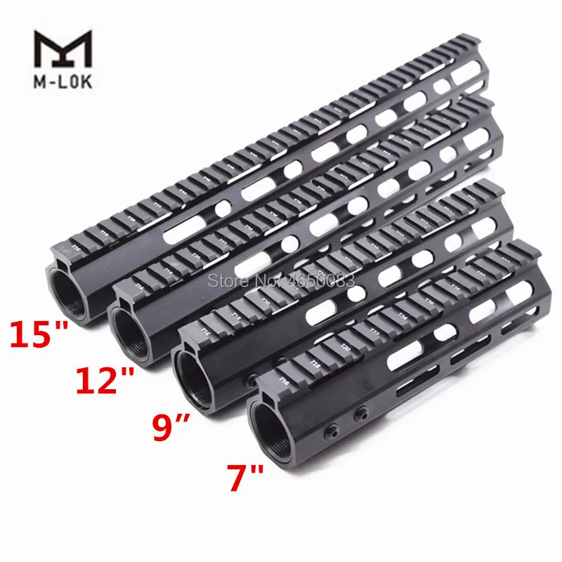 Тактический M-LOK поручень " 9" 1" 15" M LOK Free Float Picatinny Rail кронштейн со стальной бочкой Гайка подходит 223 5,56 AR15 M16