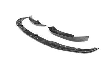 

Carbon Fiber Car Front Bumper Spoiler Lip, Auto Car Diffuser 3pcs/Set Fit For BMW 5 Series G30 G38 525 530 540 2017 2018 2019