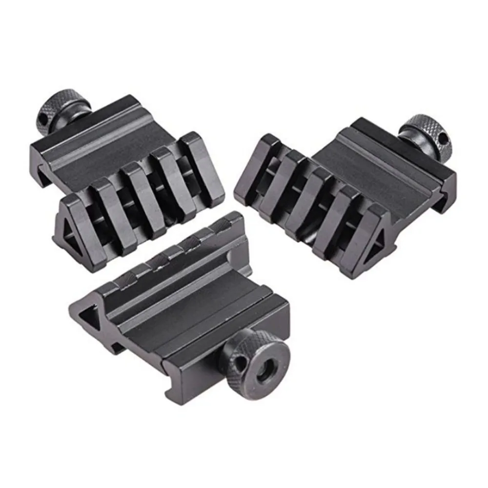 

Pinty 45-Degree Offset Angle Rail Mount Picatinny for Flashlights Lasers 4 Slots 20mm Weaver Style Tactical
