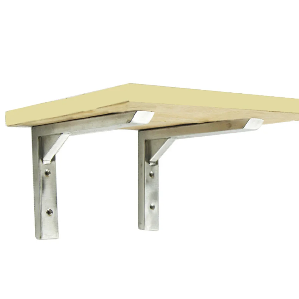 Dhl Free Shipping Stainless Steel 20pcs Lot 15x10 3mm Shelf Bracket Dhl Free Shipping Stainless Steel 20pcs Lot 15x10 3mm Shelf Bracket Metal For Wood Support Bathroom