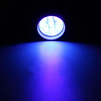 

Violet 9 LED Flashlight Aluminum Fluorescent agent test pen The mask examines low power consumption
