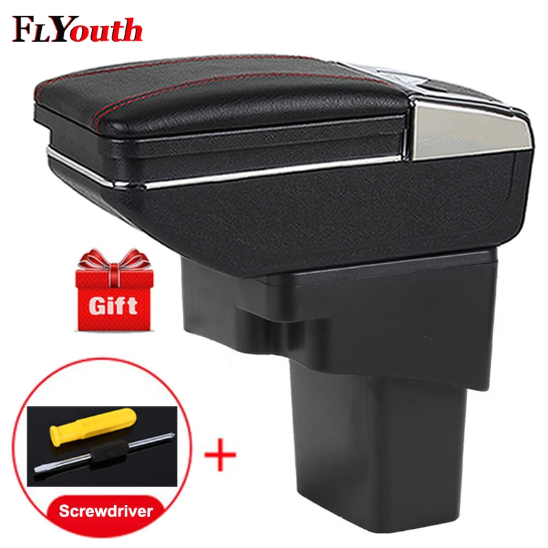

For Nissan Juke 2014-2017 Car Armrest Box Central Store Content Box Cup Holder Ashtray Interior Decoration Car-Styling Accessory