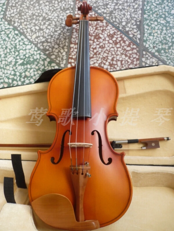 Hot Cool Beginner Solid Wood Violin 1 4 3 4 4 4 1 2 1 8 Size Available 