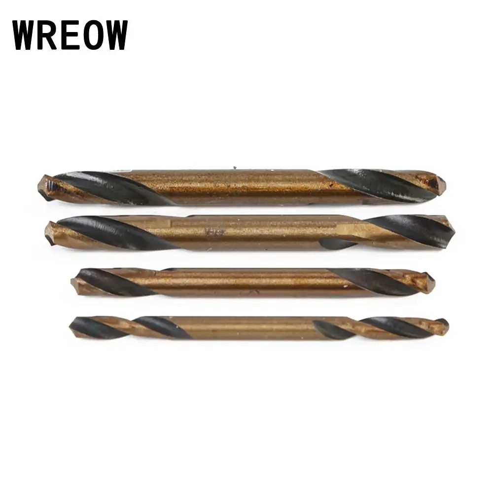 

High Quality 10pcs mini 3-5.2mm Twist Drill Bit saw set Open Shallow Hole Spiral HSS cobalt Double End metal Woodworking Tools